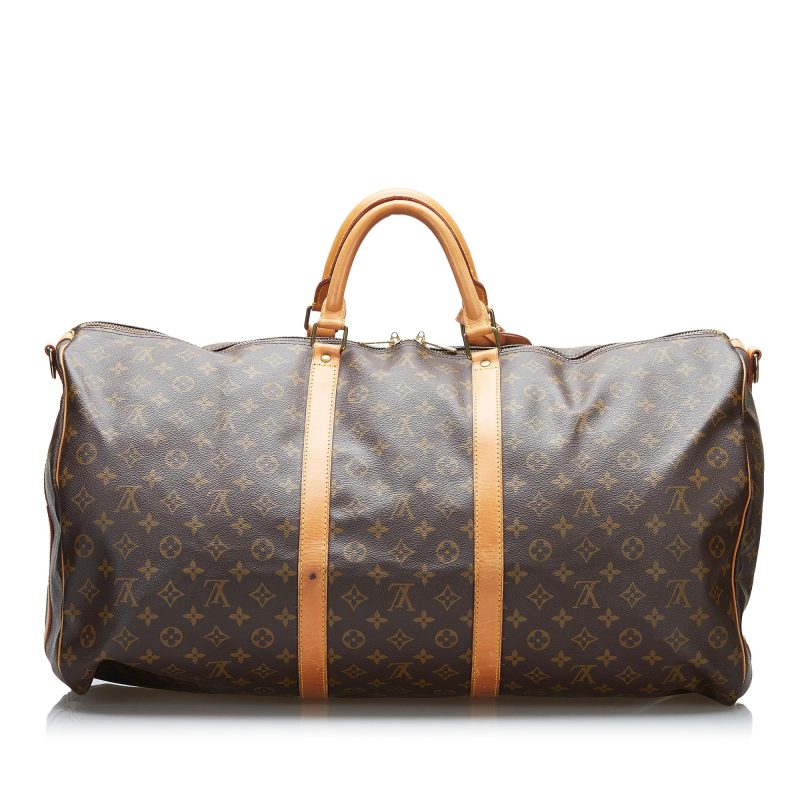 Louis Vuitton Monogram Keepall Bandouliere 60 (SHG-cEHalE) - Image 2