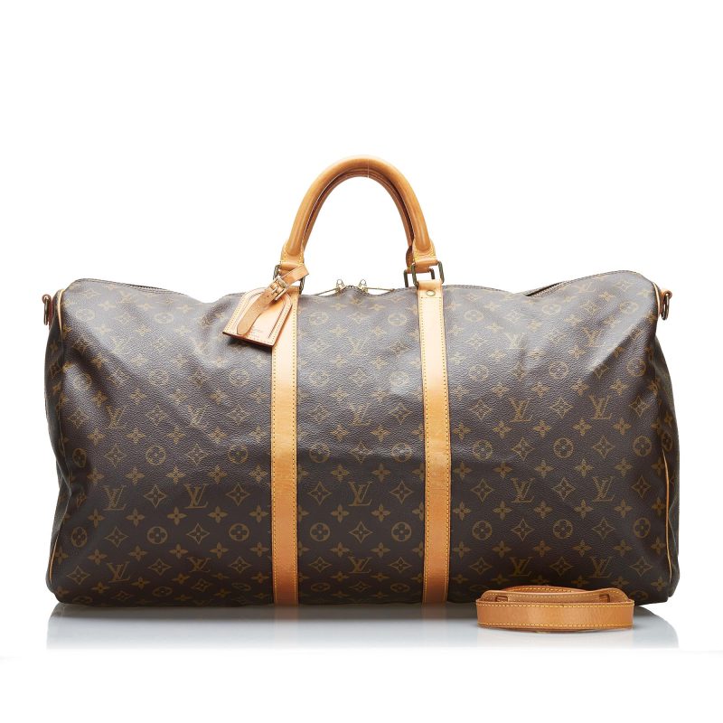 Louis Vuitton Monogram Keepall Bandouliere 60 (SHG-cEHalE) - Image 4