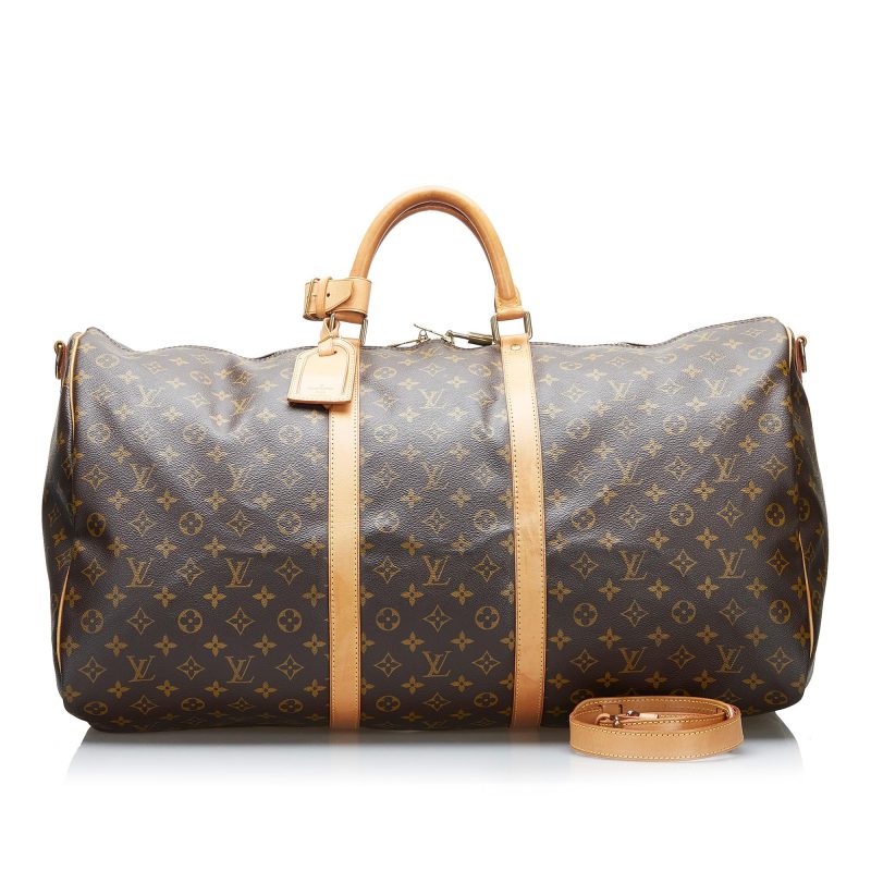 Louis Vuitton Monogram Keepall Bandouliere 60 (SHG-POGxF8) - Image 4
