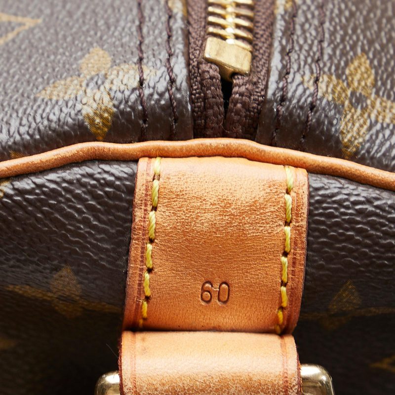 Louis Vuitton Monogram Keepall Bandouliere 60 (SHG-21A3sw) - Image 7
