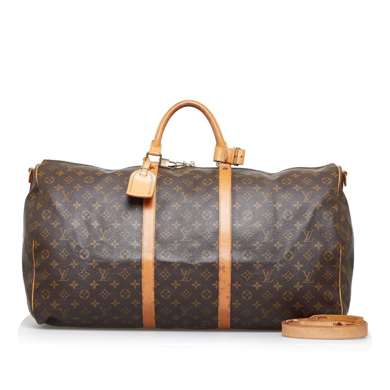 Louis Vuitton Monogram Keepall Bandouliere 60 (SHG-21A3sw) - Image 4