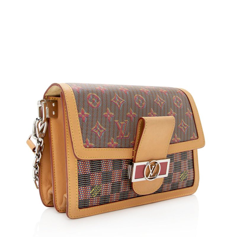 Louis Vuitton Monogram Leather Dauphine Pop MM Shoulder Bag (SHF-21954)