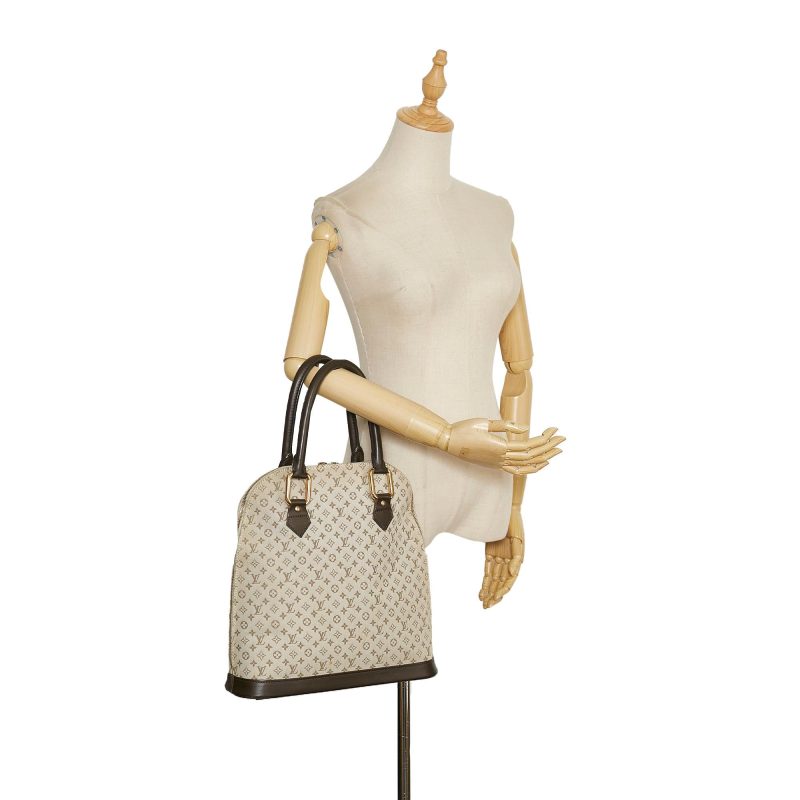 Louis Vuitton Monogram Mini Lin Alma Haut (SHG-35502) - Image 4