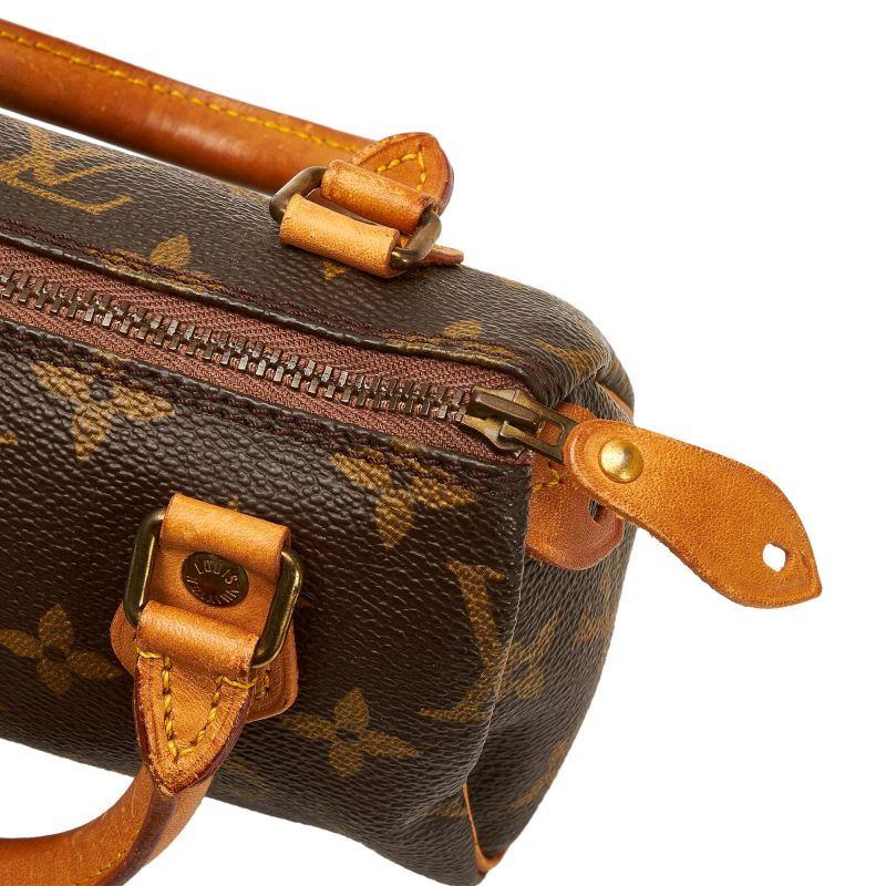 Louis Vuitton Monogram Mini Speedy (SHG-U6Axom) - Image 8