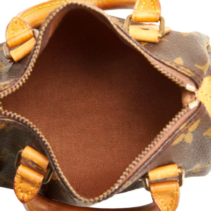 Louis Vuitton Monogram Mini Speedy (SHG-U6Axom) - Image 5