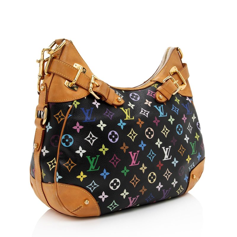Louis Vuitton Monogram Multicolore Greta Hobo (SHF-w1Lblo)