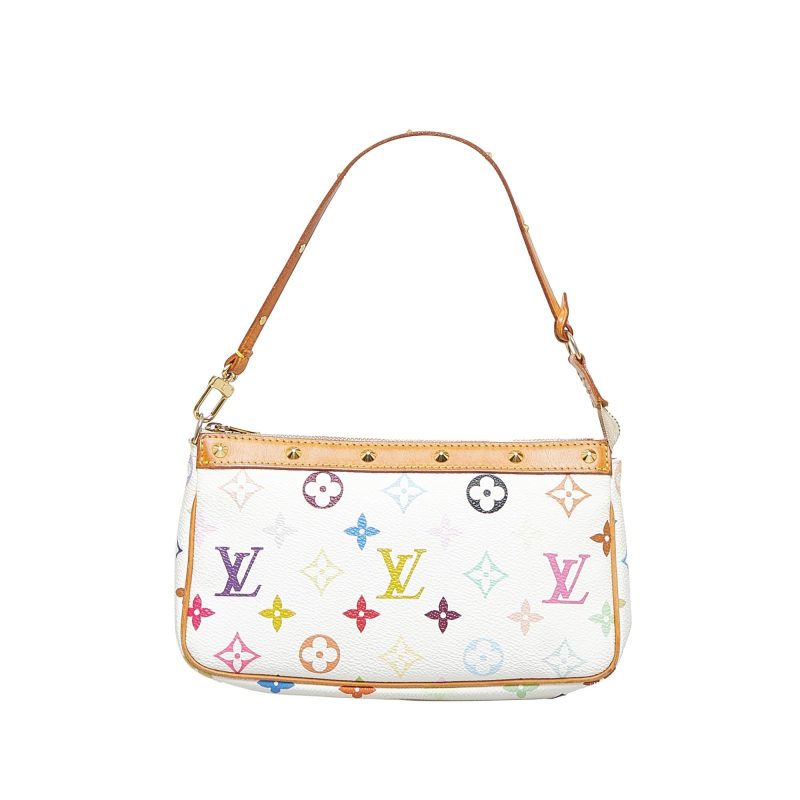 Louis Vuitton Monogram Multicolore Pochette Accessoires (SHG-B23Vau) - Image 10