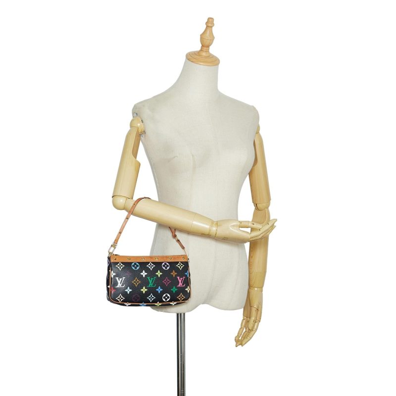 Louis Vuitton Monogram Multicolore Pochette Accessoires (SHG-MhhZBm) - Image 4