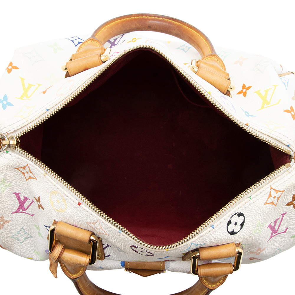 Louis Vuitton Monogram Multicolore Speedy 30 Satchel - FINAL SALE (SHF-17866) - Image 6