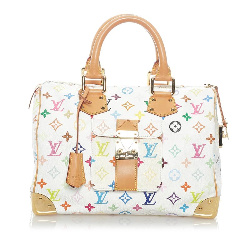 Louis Vuitton Monogram Multicolore Speedy 30 (SHG-34340) - Image 9