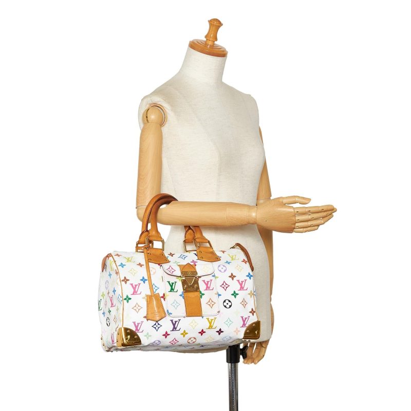 Louis Vuitton Monogram Multicolore Speedy 30 (SHG-lpIuRB) - Image 4