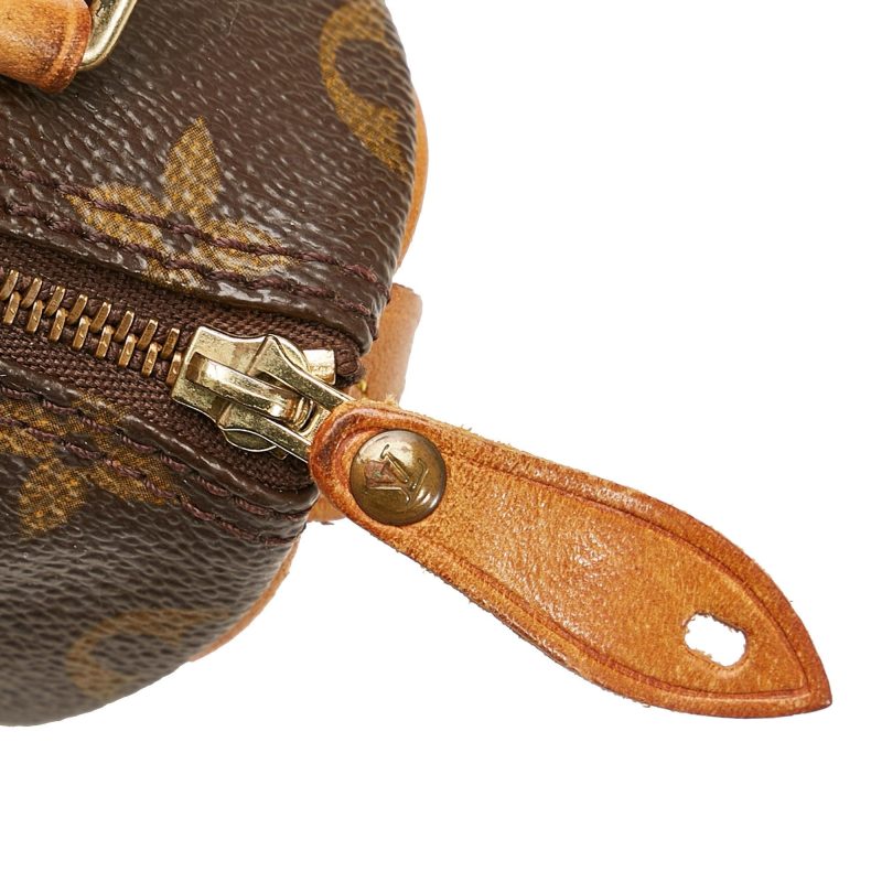 Louis Vuitton Monogram Nano Speedy  Bandouliere (SHG-VzCQDq) - Image 8