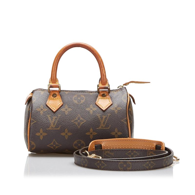 Louis Vuitton Monogram Nano Speedy  Bandouliere (SHG-VzCQDq) - Image 4