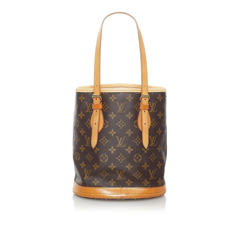 Louis Vuitton Monogram Petit Bucket (SHG-36312) - Image 2