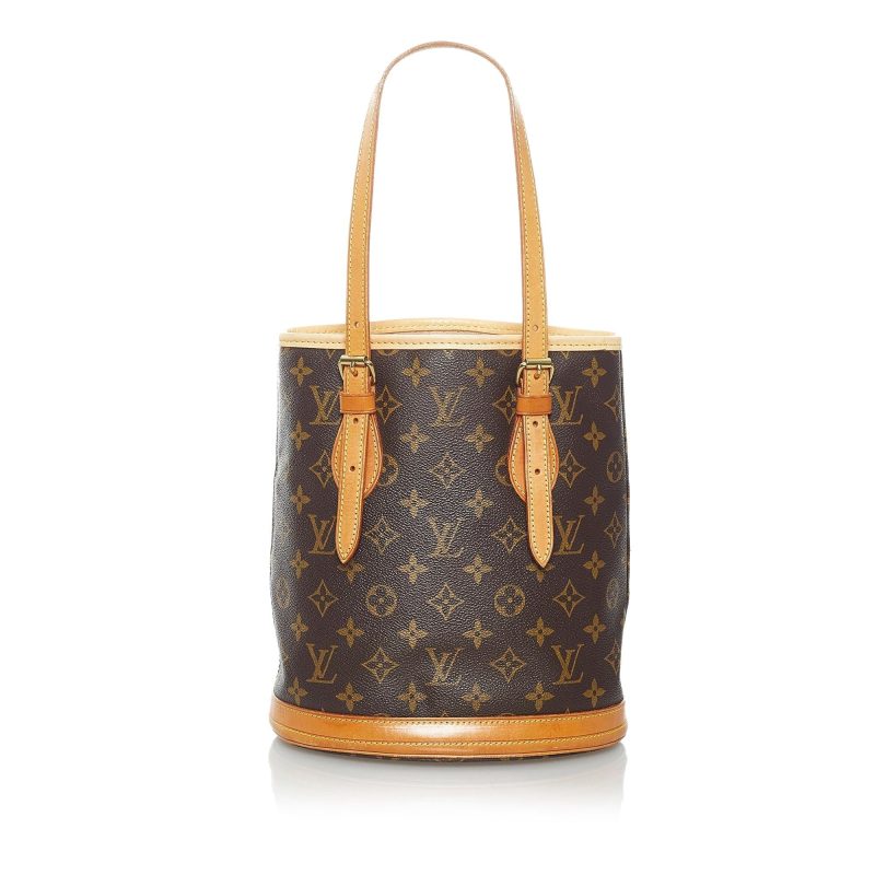 Louis Vuitton Monogram Petit Bucket (SHG-36312) - Image 9