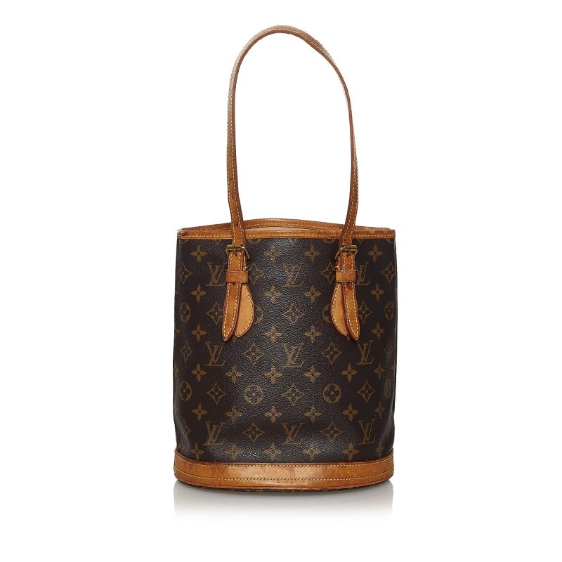 Louis Vuitton Monogram Petit Bucket (SHG-36335) - Image 2