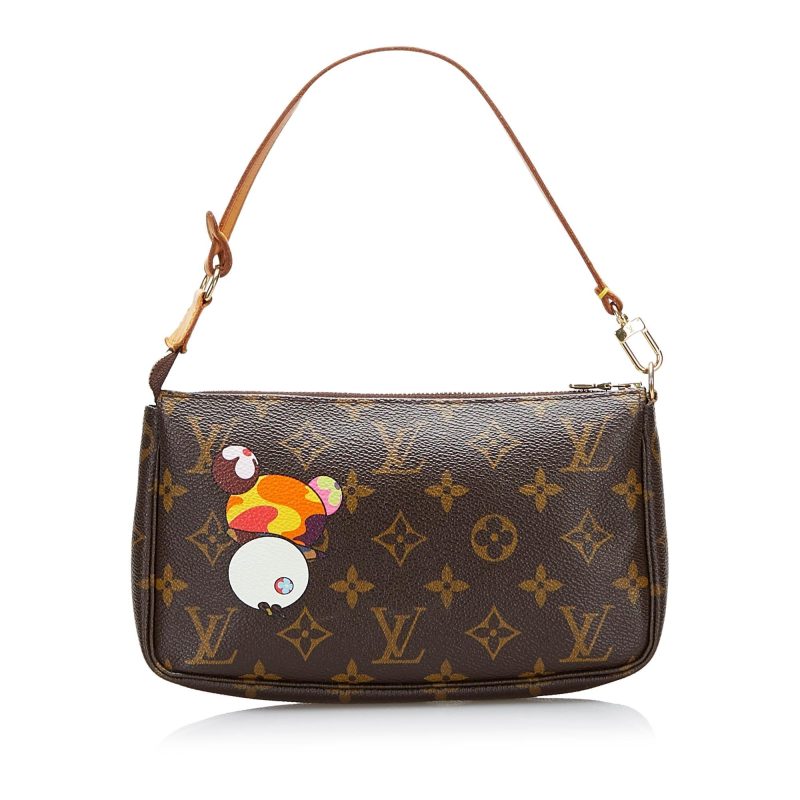 Louis Vuitton Monogram Pochette Accessoires Takashi Murakami Panda (SHG-37839) - Image 2