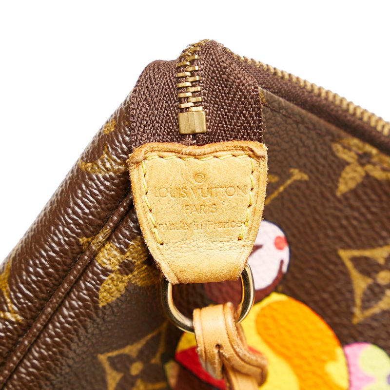 Louis Vuitton Monogram Pochette Accessoires Takashi Murakami Panda (SHG-37839) - Image 6
