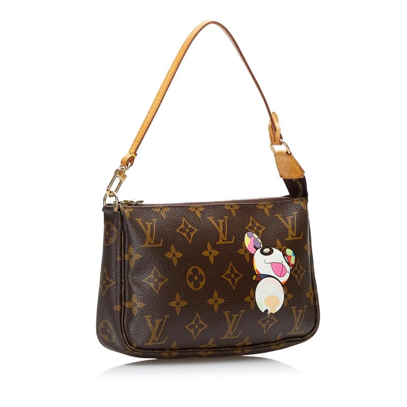 Louis Vuitton Monogram Pochette Accessoires Takashi Murakami Panda (SHG-37839)