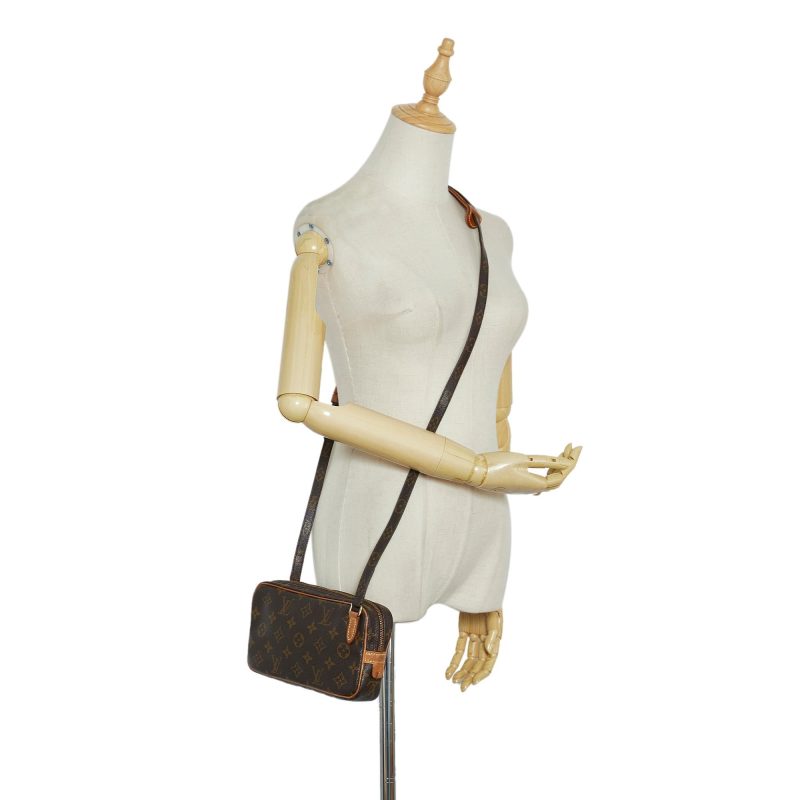Louis Vuitton Monogram Pochette Marly Bandouliere (SHG-aZRvbS) - Image 4