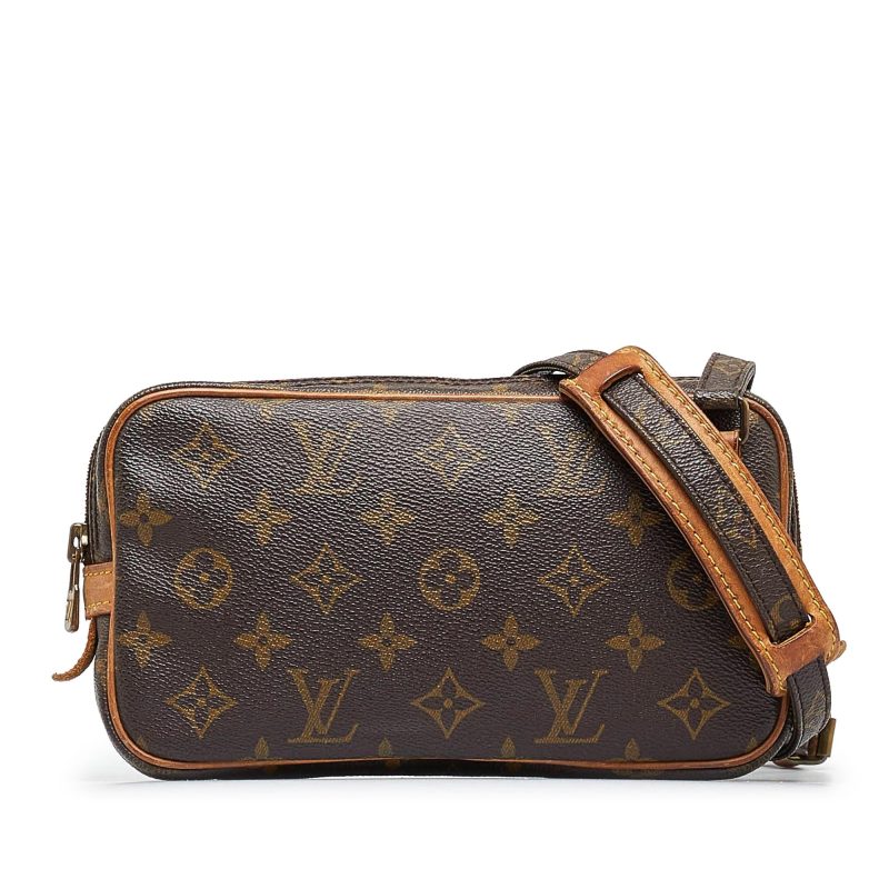 Louis Vuitton Monogram Pochette Marly Bandouliere (SHG-UYyJbL) - Image 9
