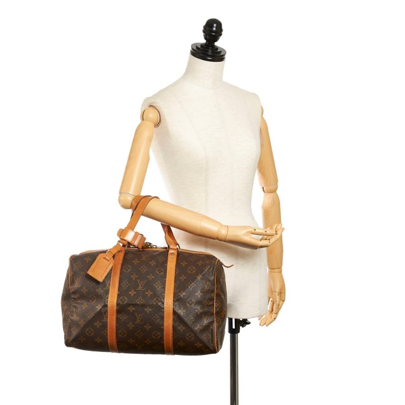 Louis Vuitton Monogram Sac Souple 35 (SHG-31178) - Image 4