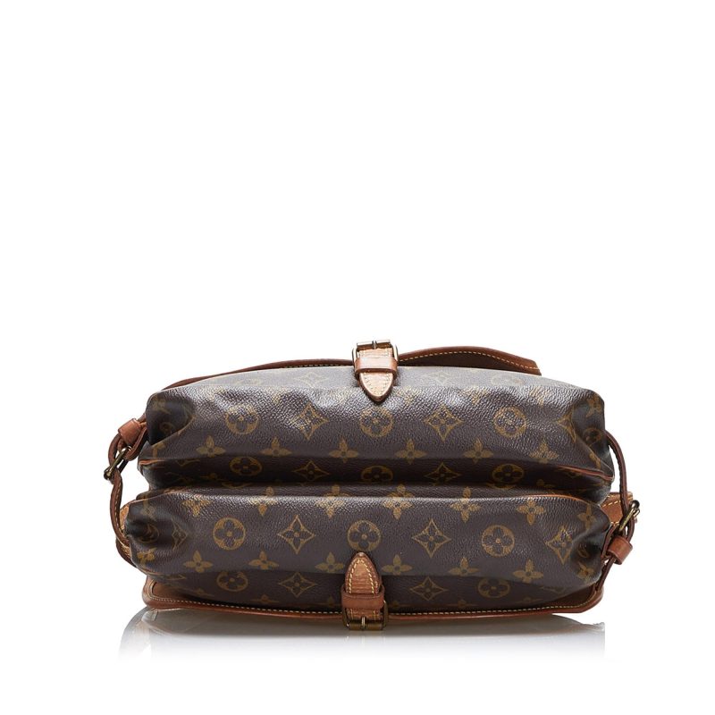 Louis Vuitton Monogram Saumur 25 (SHG-cCilKm) - Image 3
