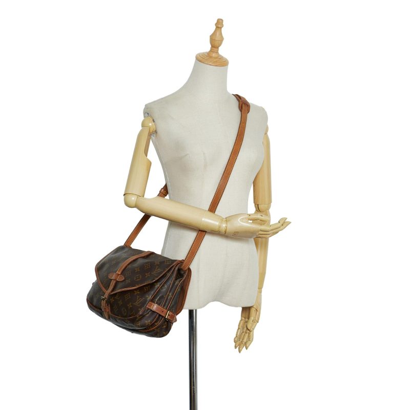 Louis Vuitton Monogram Saumur 25 (SHG-cCilKm) - Image 4
