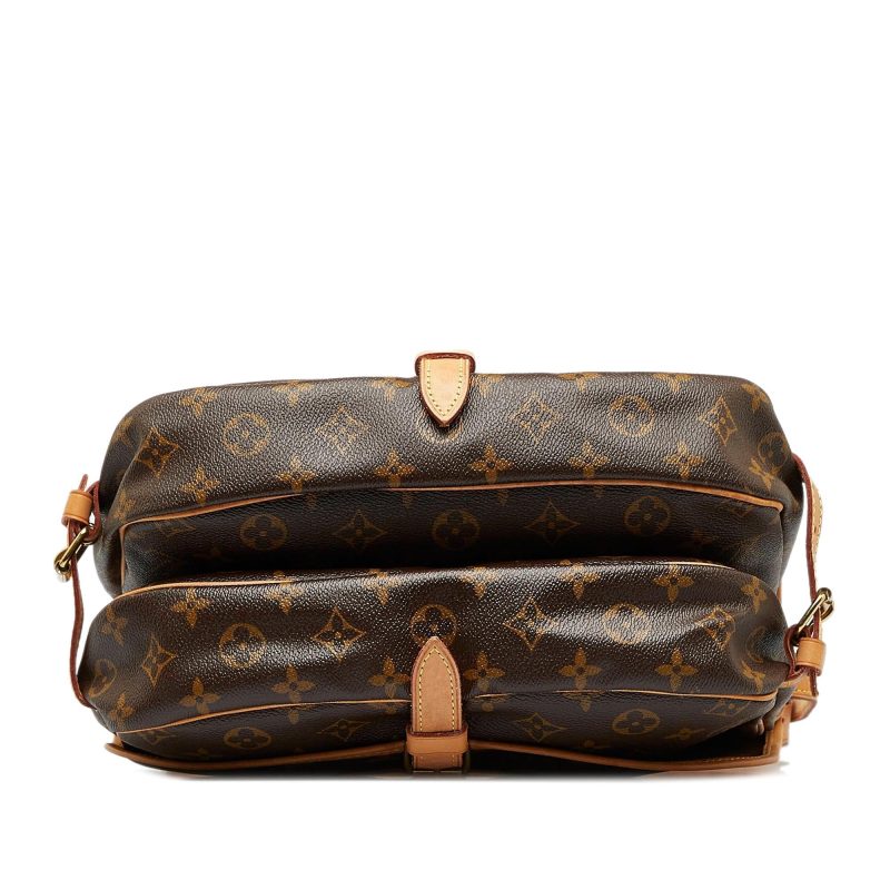 Louis Vuitton Monogram Saumur 25 (SHG-IeZ7vG) - Image 3