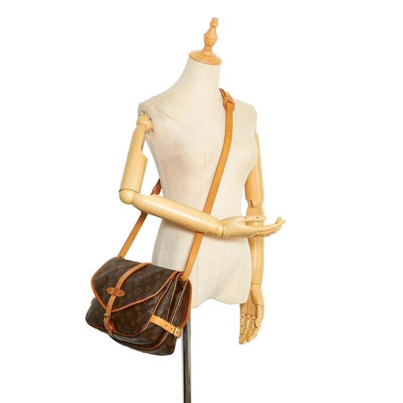 Louis Vuitton Monogram Saumur 30 (SHG-J8FiLC) - Image 4