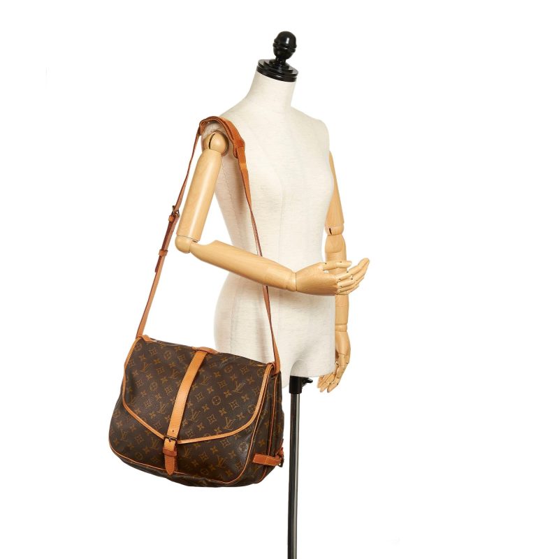 Louis Vuitton Monogram Saumur 35 (SHG-33582) - Image 4