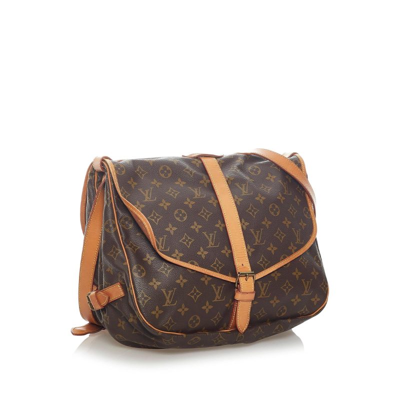 Louis Vuitton Monogram Saumur 35 (SHG-33582)