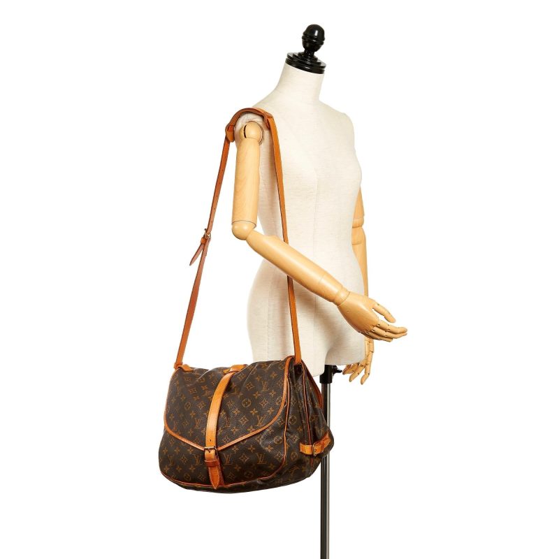 Louis Vuitton Monogram Saumur 35 (SHG-33632) - Image 4