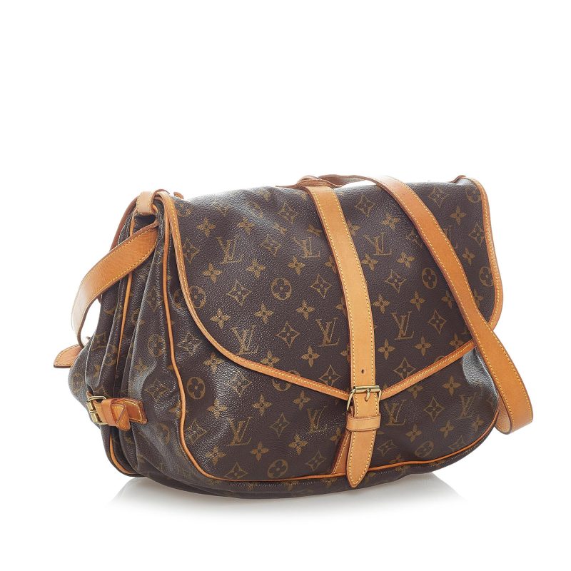 Louis Vuitton Monogram Saumur 35 (SHG-34514)