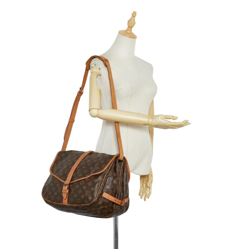 Louis Vuitton Monogram Saumur 35 (SHG-Hp526P) - Image 4