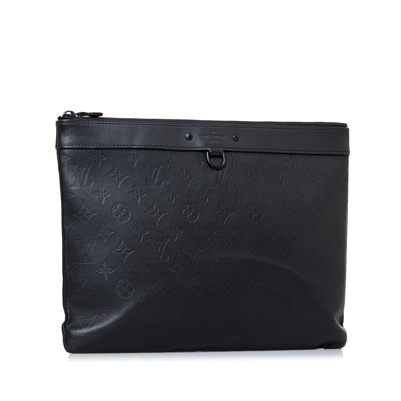 Louis Vuitton Monogram Shadow Discovery Pochette (SHG-v758KB)