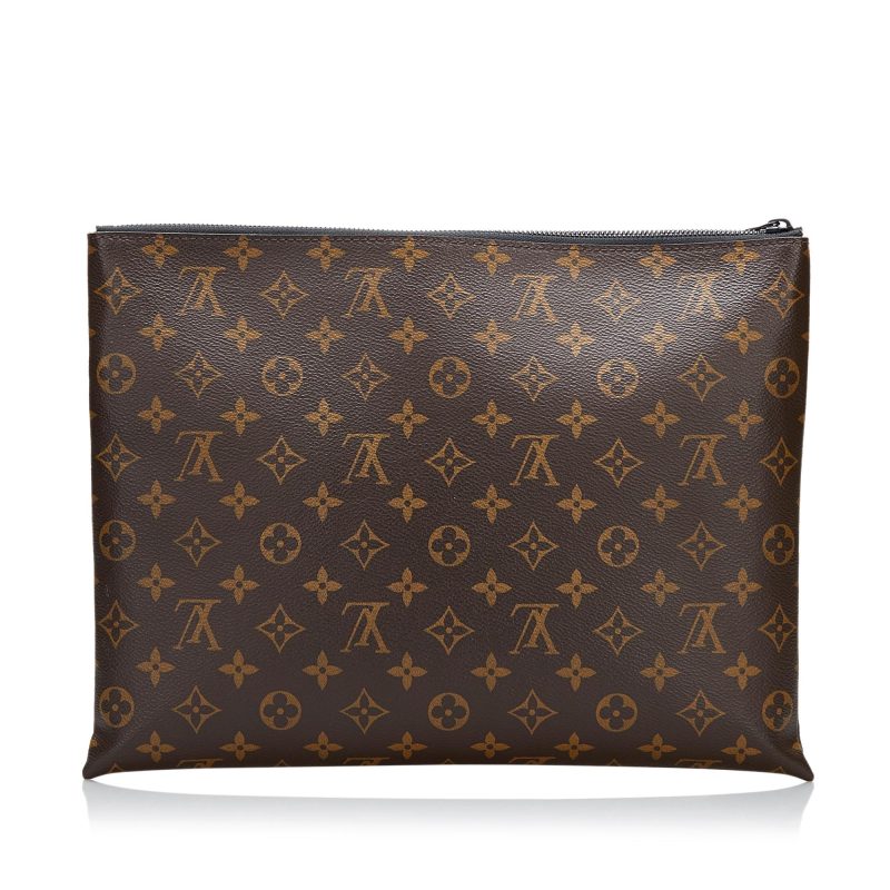 Louis Vuitton Monogram Solar Ray A4 Clutch (SHG-epr4Oh) - Image 2