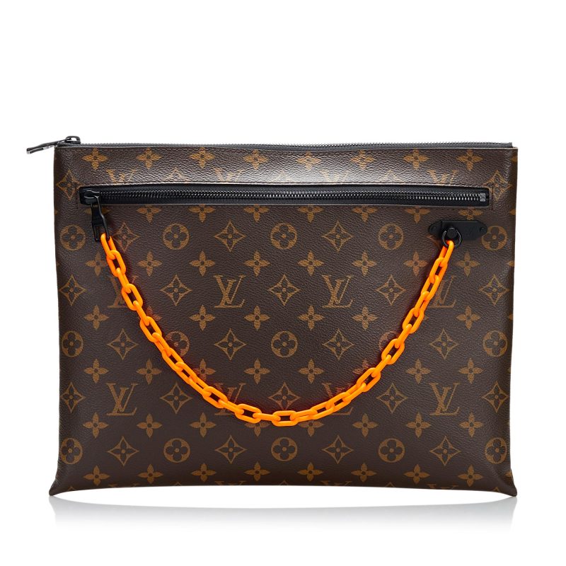 Louis Vuitton Monogram Solar Ray A4 Clutch (SHG-epr4Oh) - Image 9