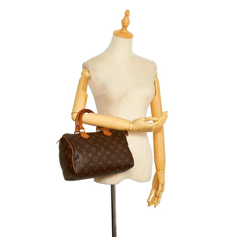 Louis Vuitton Monogram Speedy 25 (SHG-bjgwVM) - Image 4