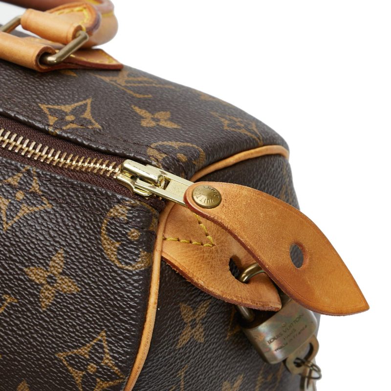Louis Vuitton Monogram Speedy 25 (SHG-0e7mTA) - Image 8