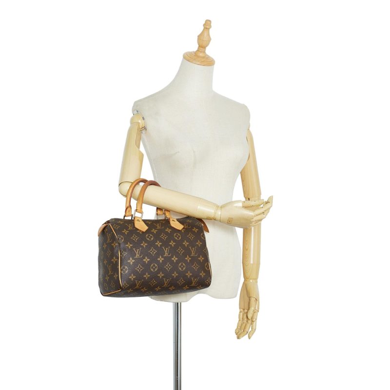 Louis Vuitton Monogram Speedy 25 (SHG-0e7mTA) - Image 4