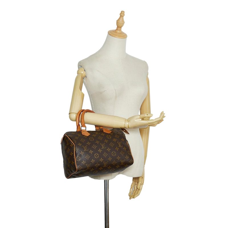 Louis Vuitton Monogram Speedy 25 (SHG-AHSvKg) - Image 4