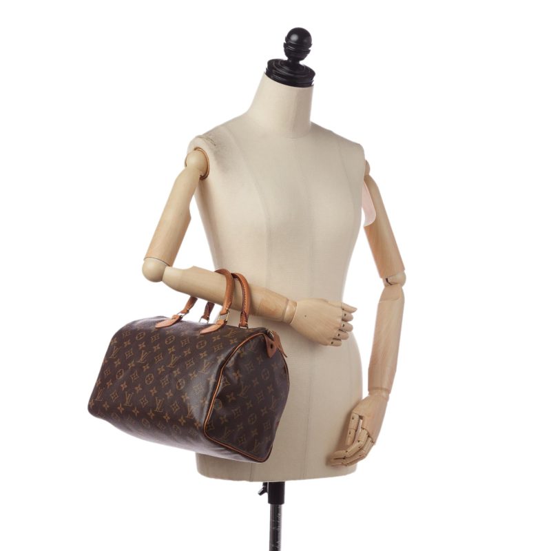 Louis Vuitton Monogram Speedy 30 (SHG-35146) - Image 4