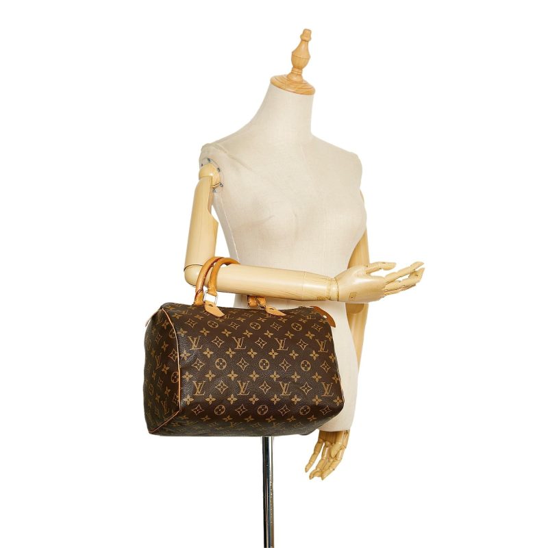 Louis Vuitton Monogram Speedy 30 (SHG-59qCEs) - Image 4