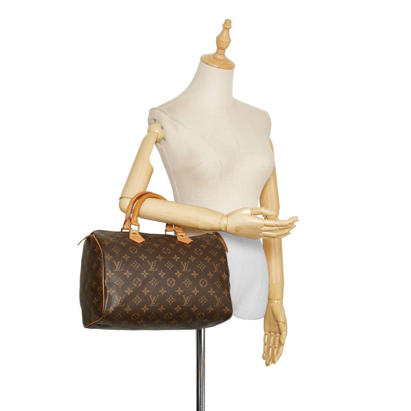 Louis Vuitton Monogram Speedy 30 (SHG-RUJQ3T) - Image 4