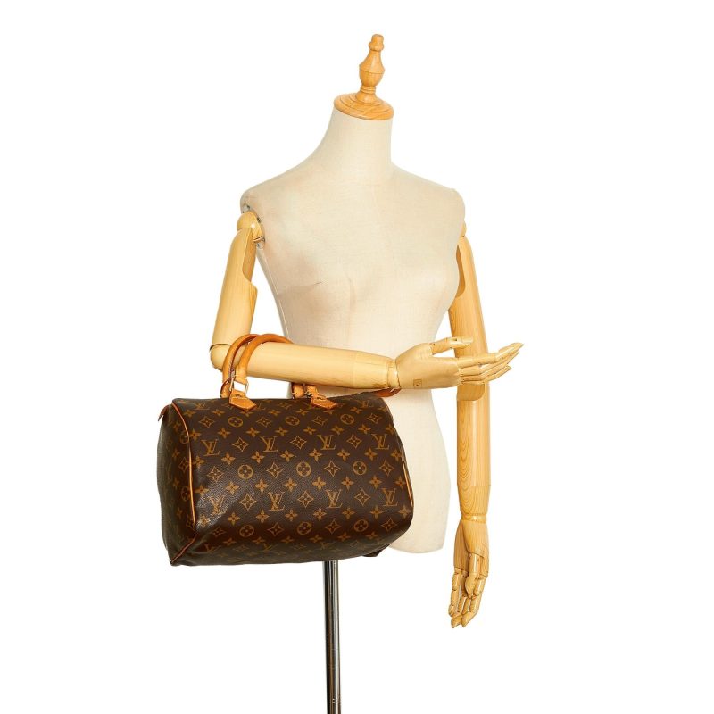 Louis Vuitton Monogram Speedy 30 (SHG-h04jpt) - Image 4