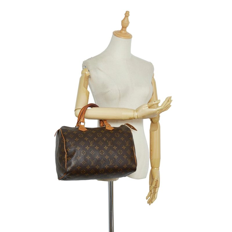 Louis Vuitton Monogram Speedy 30 (SHG-uM2M88) - Image 4