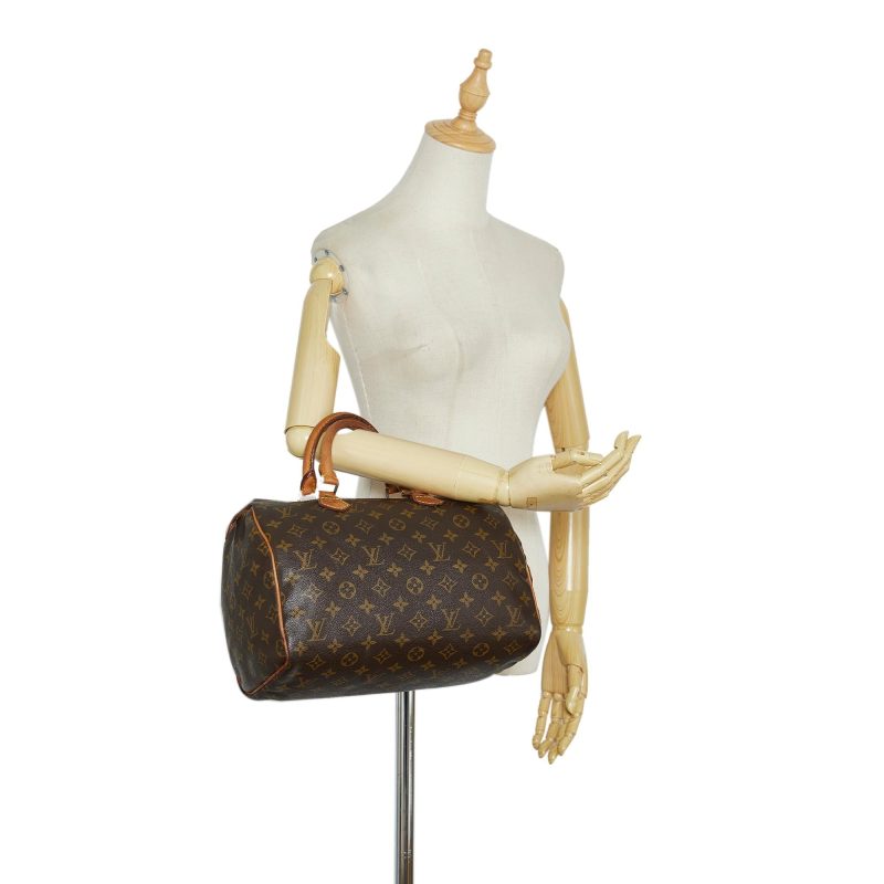 Louis Vuitton Monogram Speedy 30 (SHG-tSKgYP) - Image 4