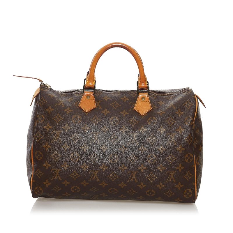 Louis Vuitton Monogram Speedy 35 (SHG-34706) - Image 2