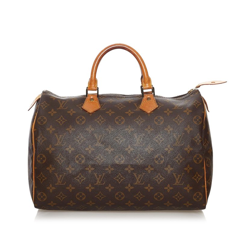 Louis Vuitton Monogram Speedy 35 (SHG-34706) - Image 10